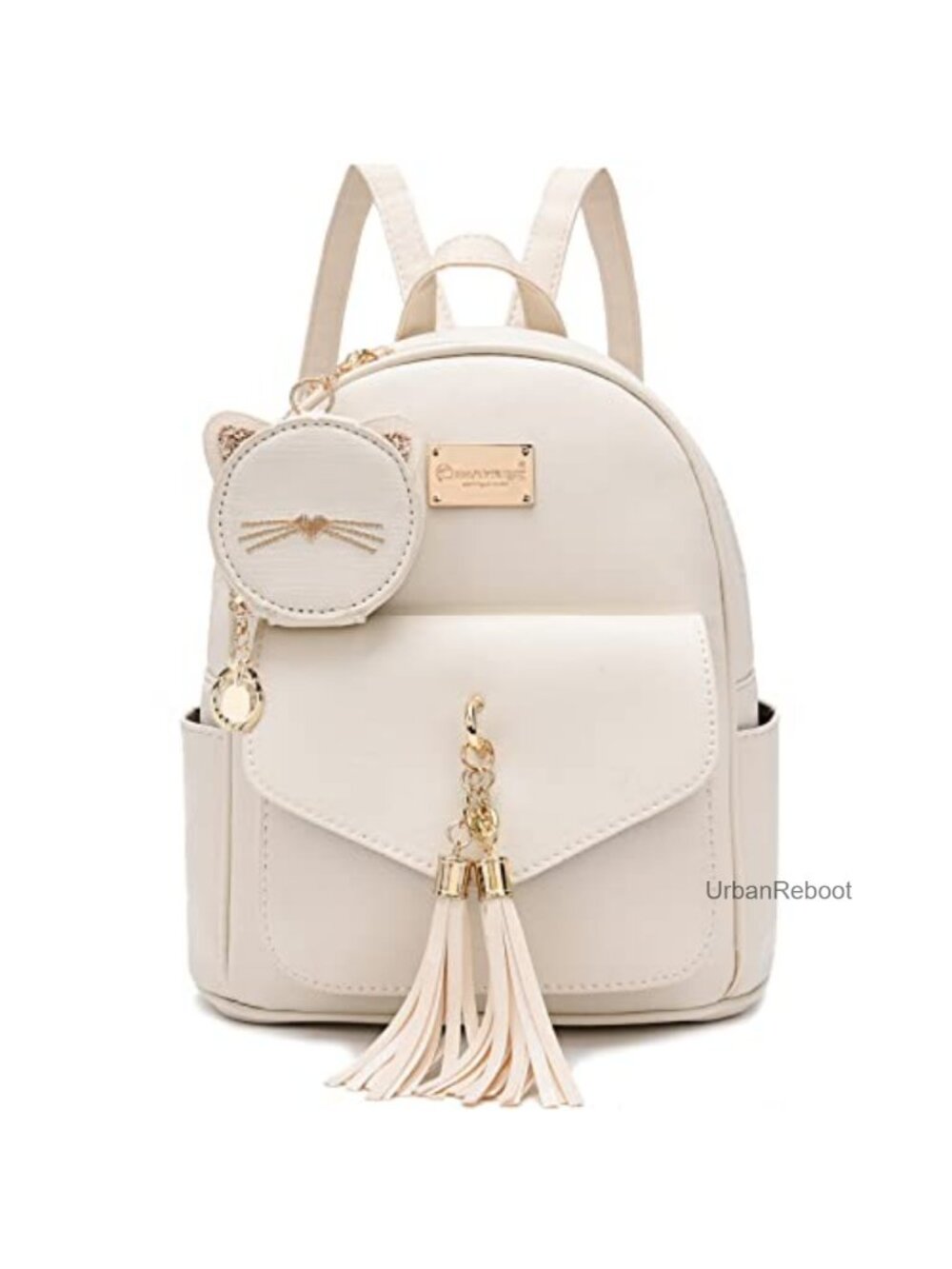 PU Leather Mini Backpack Purse Small Daypack with Coin Purse